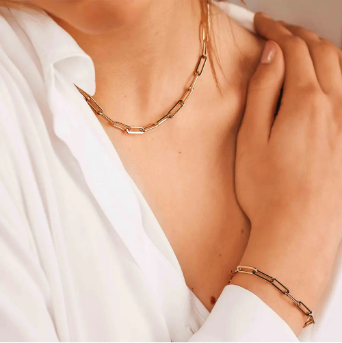 Paperclip Link Chain Necklace